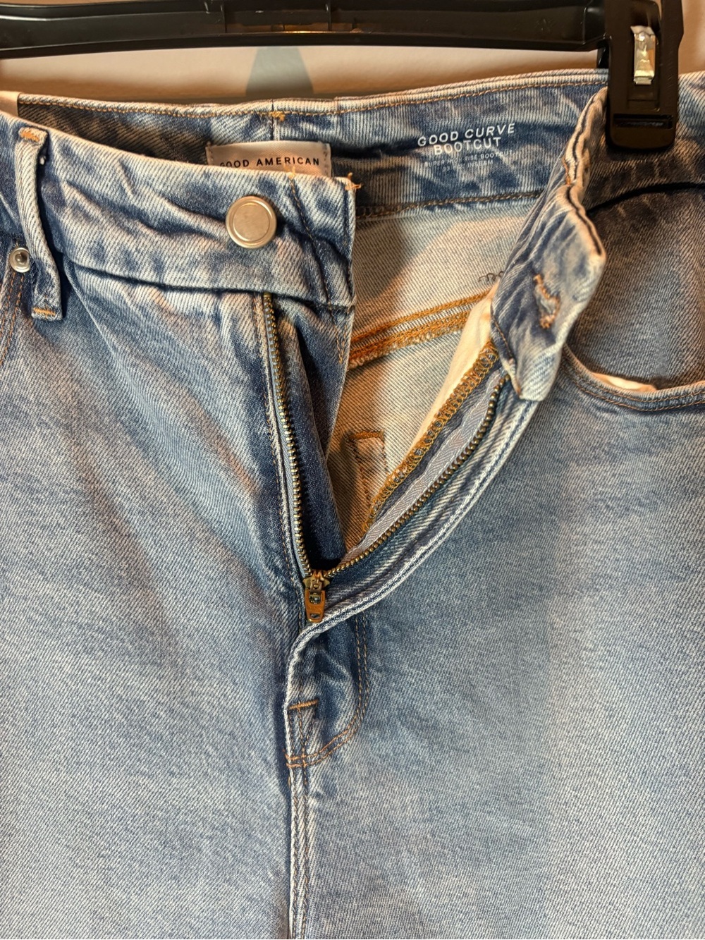 NWT Good American Good Curve Bootcut Jeans 14 Tall High Rise - Picture 6 of 12